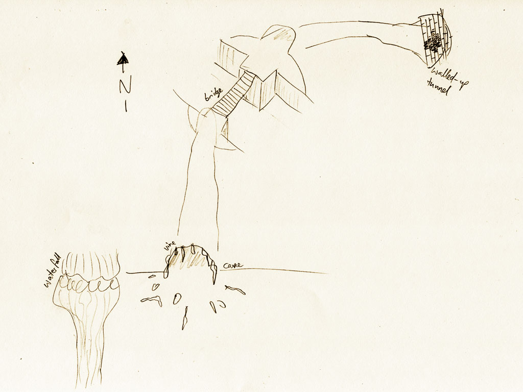 Rough cave map